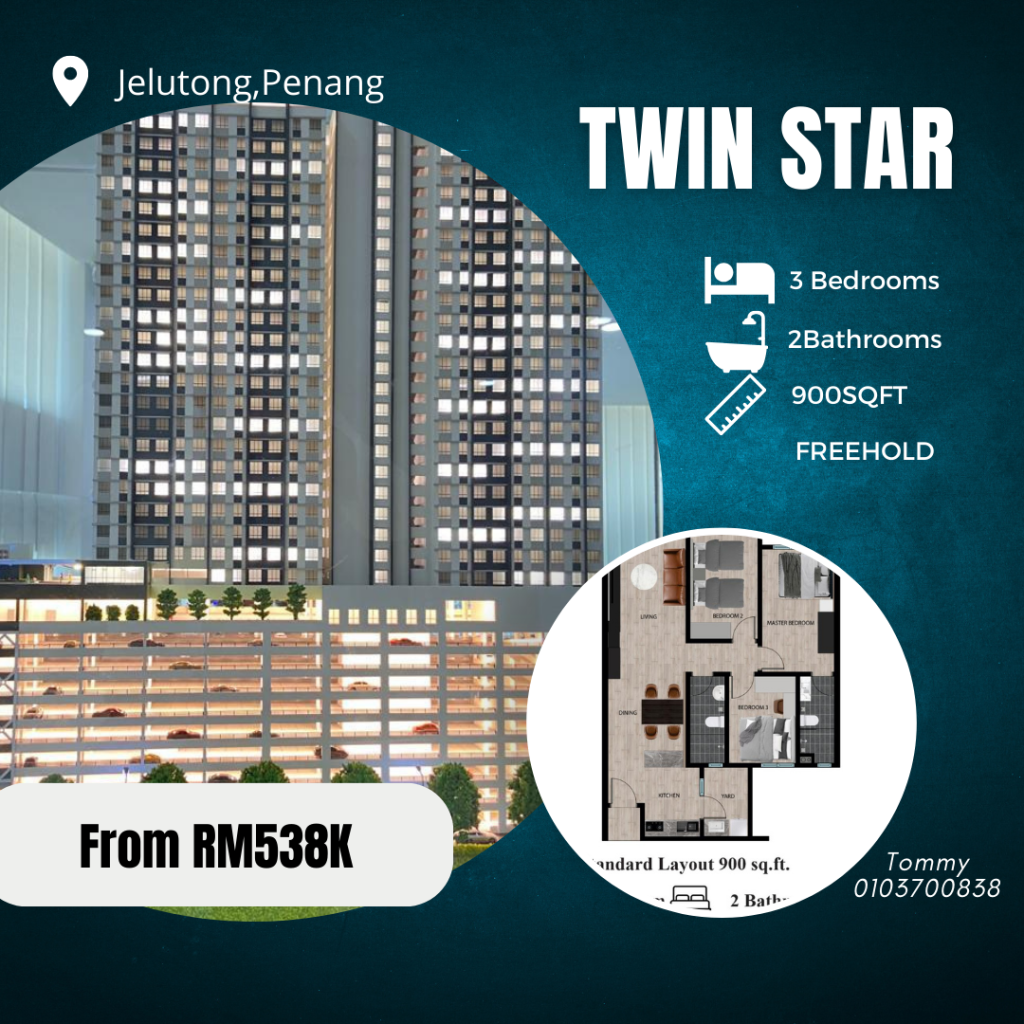 twin-star penang property rich investment project subsale rent buy sell