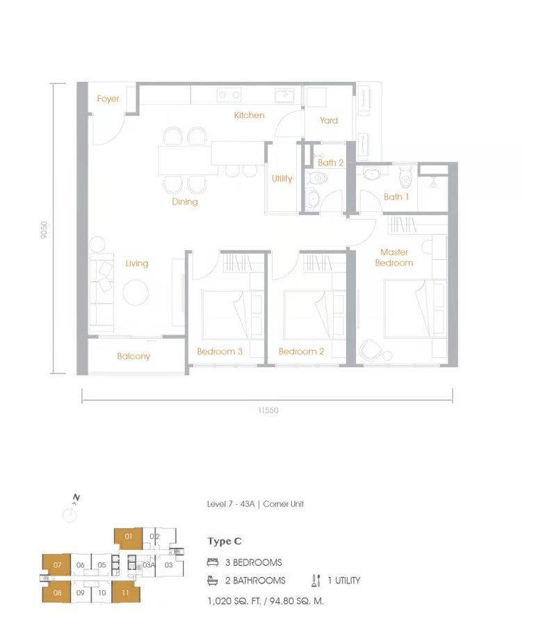 grains residence penang property rich investment project subsale rent buy sell