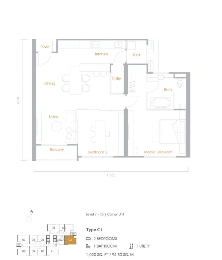 grains residence penang property rich investment project subsale rent buy sell